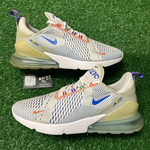 Nike Air Max 270 Olympic Rings Multicolor White Red Blue Size 13 (CZ7947-100) - Picture 1 of 6
